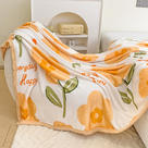 2023新款印花系列毛毯-法兰绒 100*150cm 法兰绒-向阳花