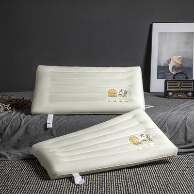 2022新款母婴级全棉助眠大豆暖芯枕 枕头枕芯 48*74cm/只 大豆暖芯枕