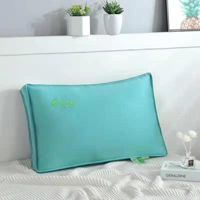 2022新款夏季夏凉茶叶枕保健枕枕头枕芯 蓝色（低枕一只）