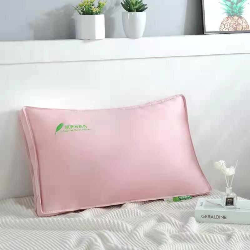 2022新款夏季夏凉茶叶枕保健枕枕头枕芯 玉色（低枕一只）