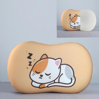 新款猫肚枕 甜睡猫黄-标准款