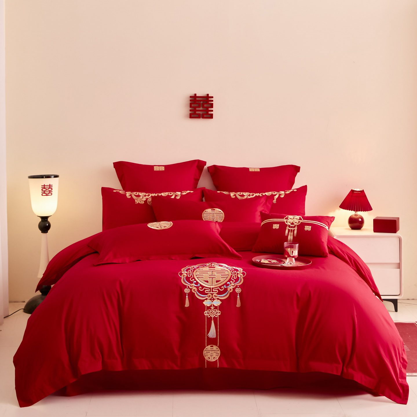 2025新款婚庆小红书化纤系列二 富贵吉祥