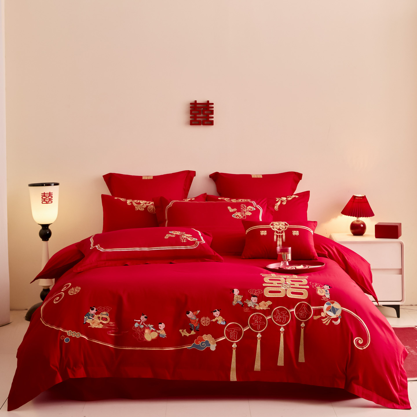 2025新款婚庆小红书化纤系列二 吉祥