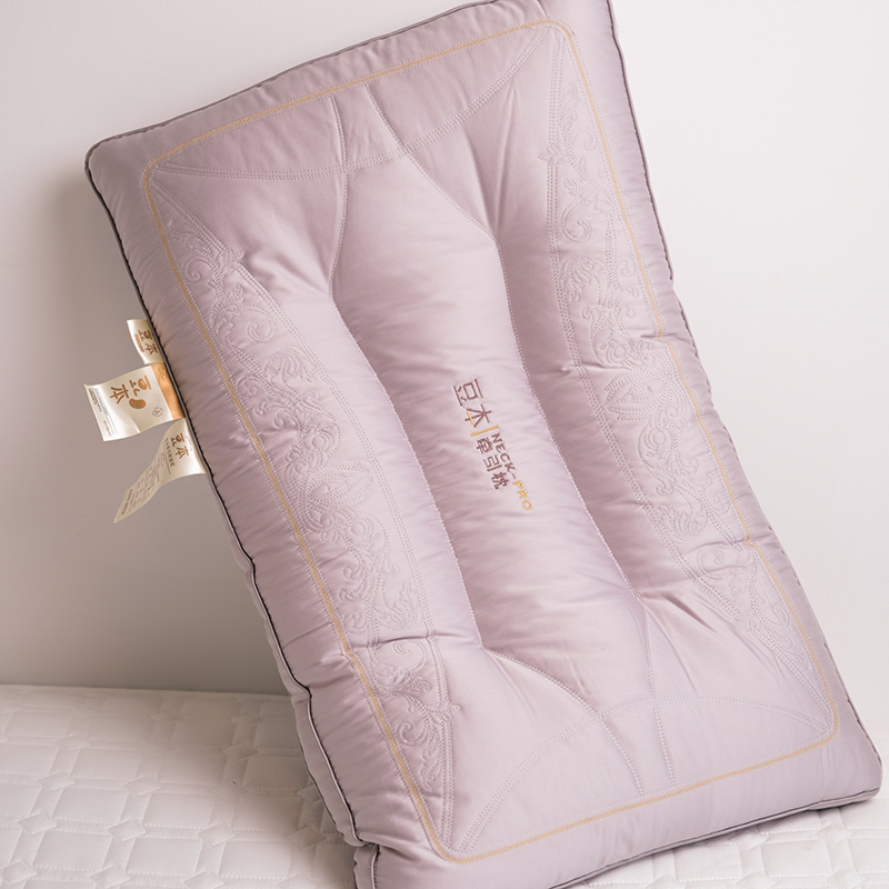 2022新款 豆本牵引舒适枕枕头枕芯 豆咖色（48cm*74cm±2cm）
