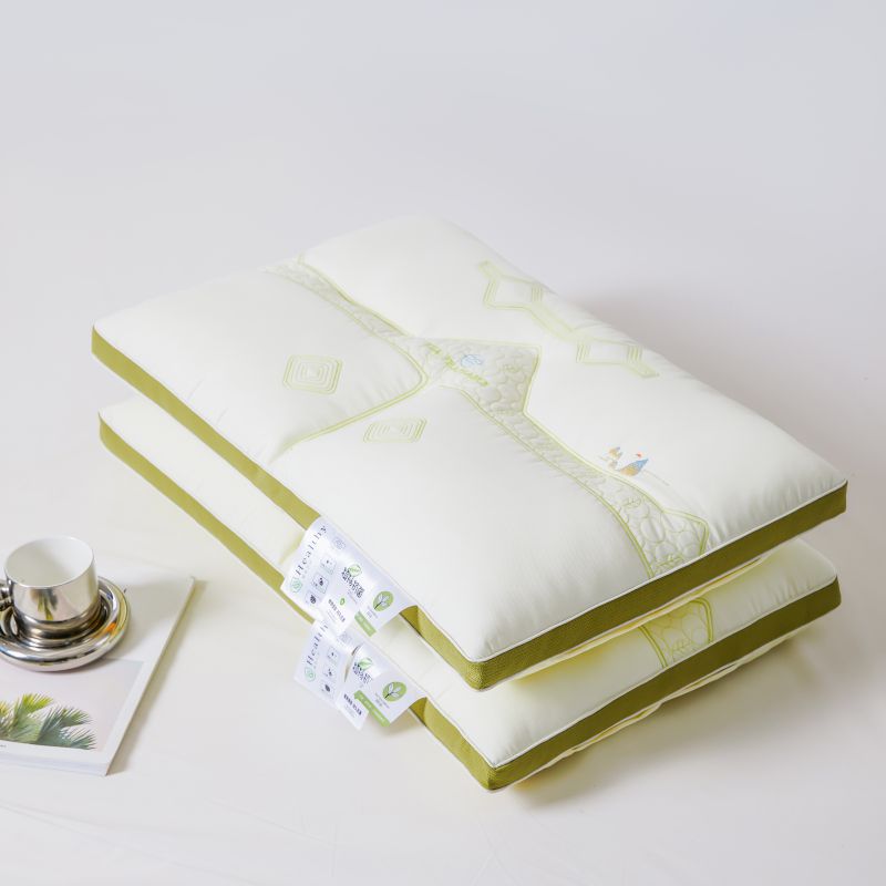 2024新款天然植物茶香枕枕头枕芯 48*74cm/只 奶白色