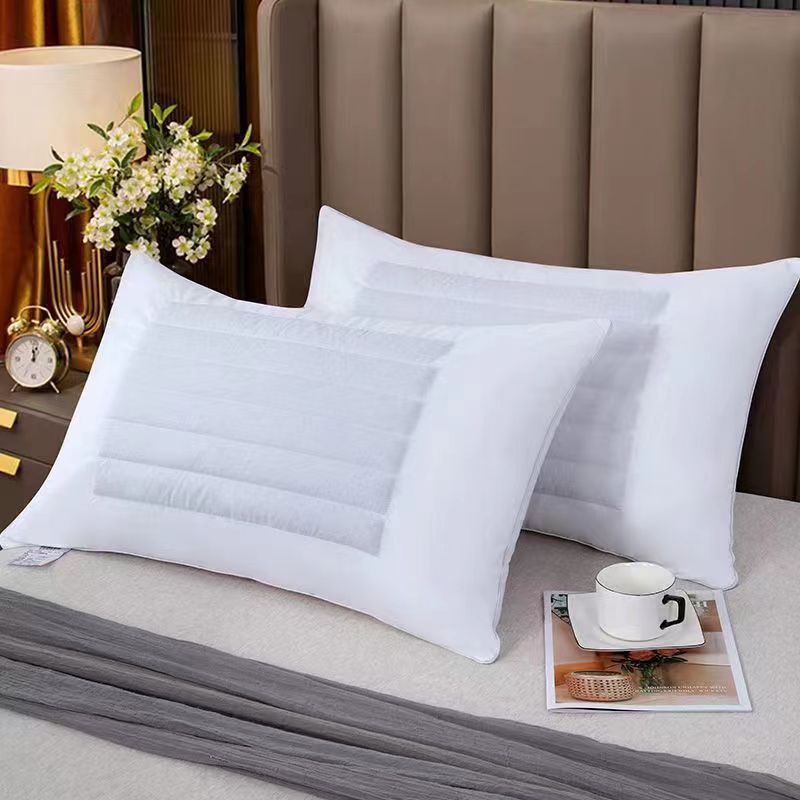 2023新款酒店荞麦枕芯新款白色荞麦壳两用枕芯 白色高枕