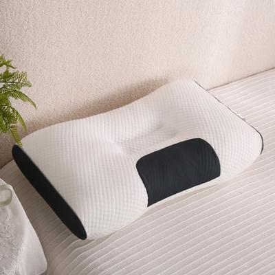 2022新款二代spa3D分区助眠大豆枕头针织棉蜂窝枕芯48x74cm/只 3D三代SPA 黑色