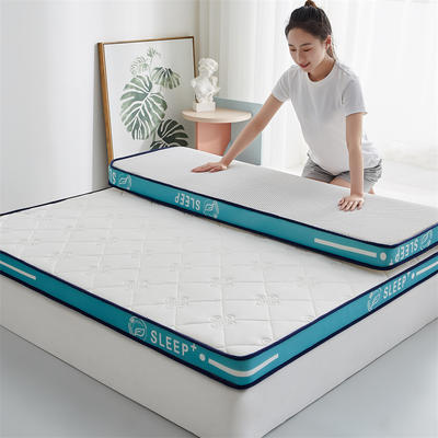 2023新款针织棉透气乳胶床垫系列-成人款 80*190 中国结白-厚度6cm