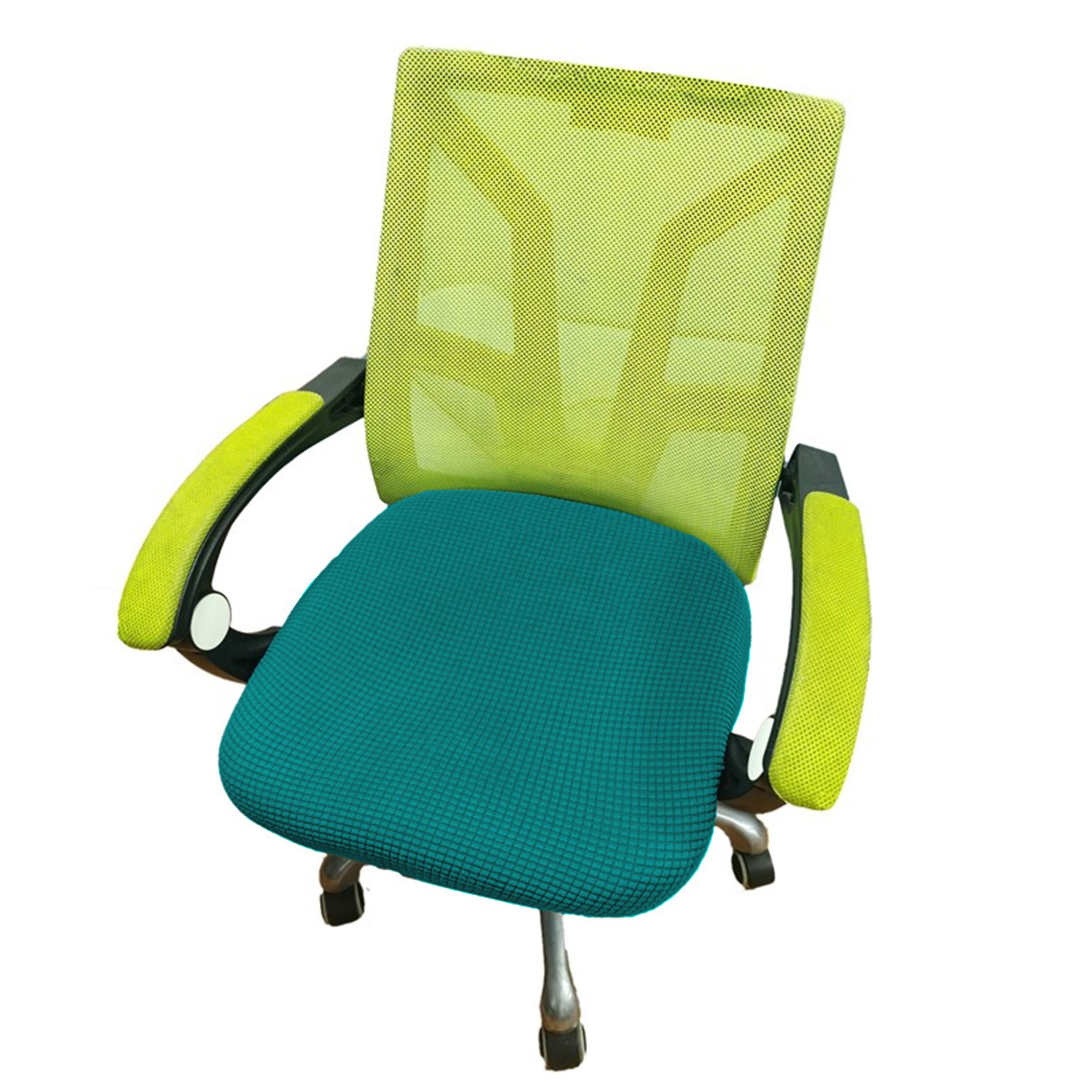 弹力办公室单独坐面套 椅面套 防水单坐垫套 弹性椅套 宝石蓝