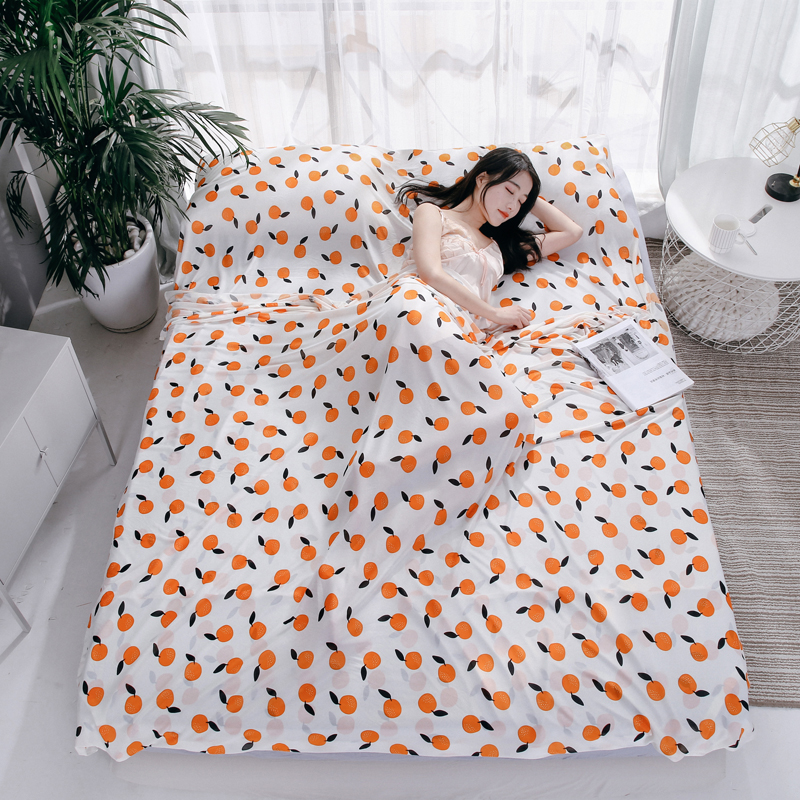 心意2019新品睡袋冰丝莫代尔隔脏睡袋