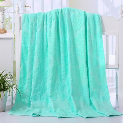 新款毛巾被系列 欧雅老式毛巾被 绿 180*220 绿