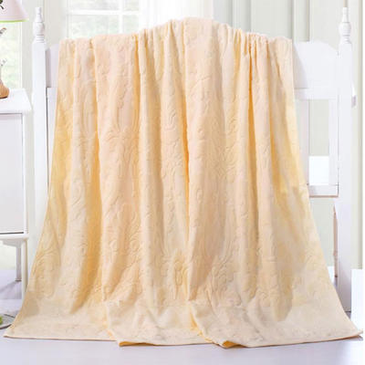 新款毛巾被系列 欧雅老式毛巾被 米白 150*200 米白