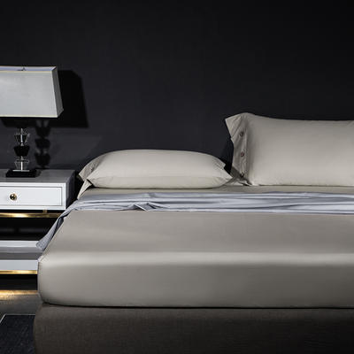 60S长绒棉纯色套件系列—单品床笠 150cmx200cm 咖色
