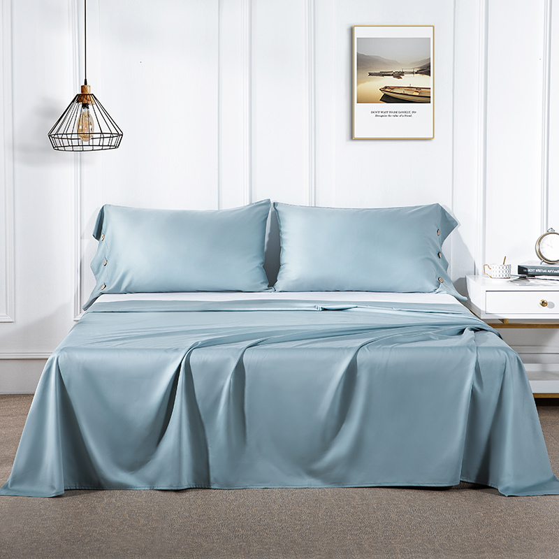 60S长绒棉纯色套件系列—单品床单 200cmx230cm 橄榄绿