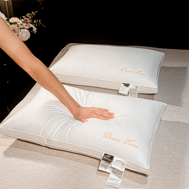 2023新款全棉纯棉刺绣枕头枕芯 48×74cm/只低枕