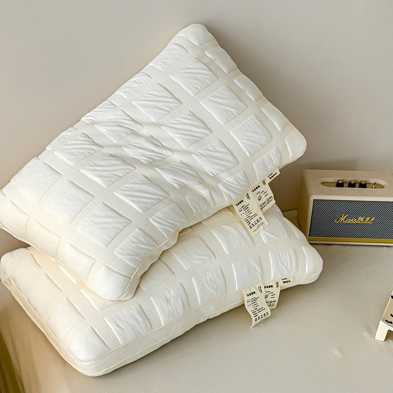 2024新款超柔针织吨吨面包枕软吐司枕头枕芯 48*74cm/只 奶油白