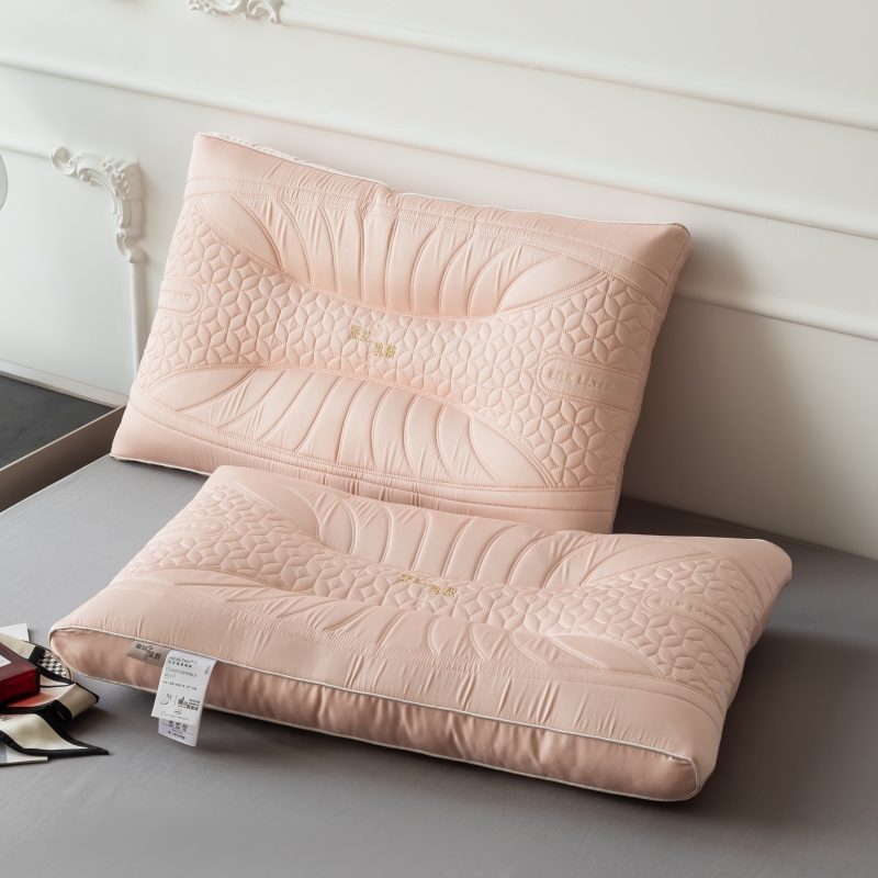 2022新款乳胶片定型枕枕头枕芯 48*74*4±2cm粉
