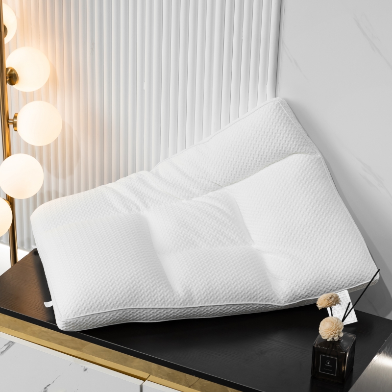 2022新款超薄护颈枕芯枕头舒适亲肤枕超软枕芯 45*70cm白色