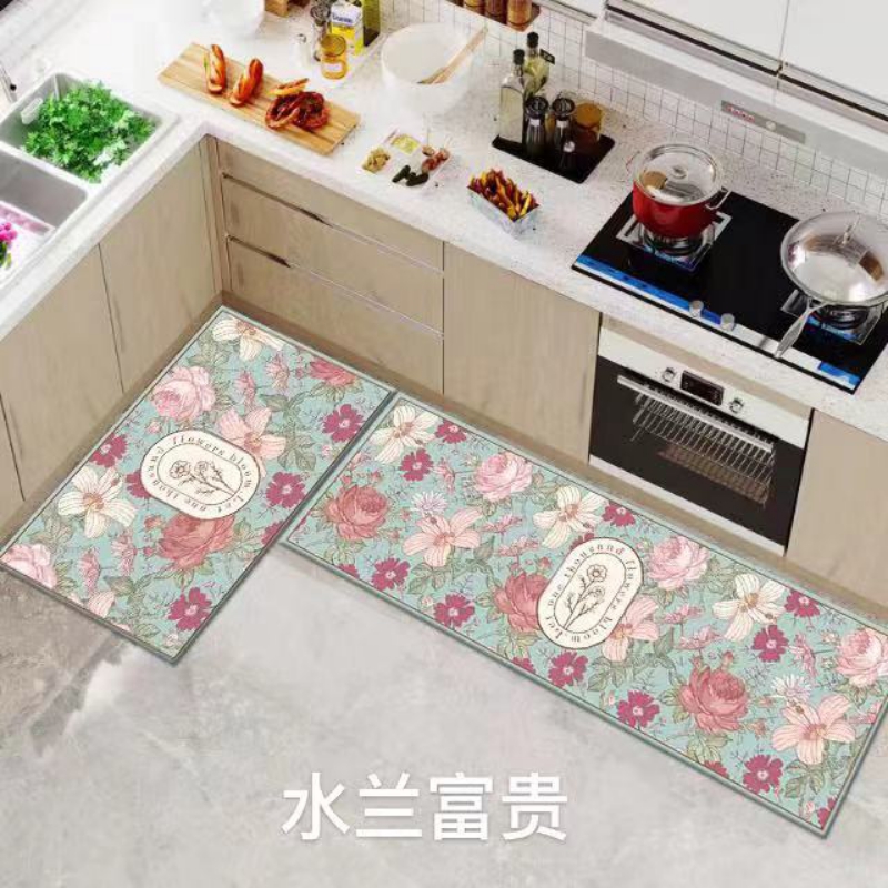 2022新款厨房垫垫子地毯 50x160cm 水兰富贵