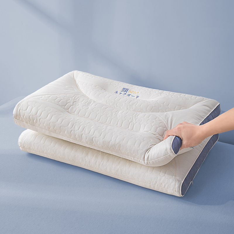 2024新款颈养SPA护颈枕枕头枕芯系列（款式二）48*74cm 白色低枕/对