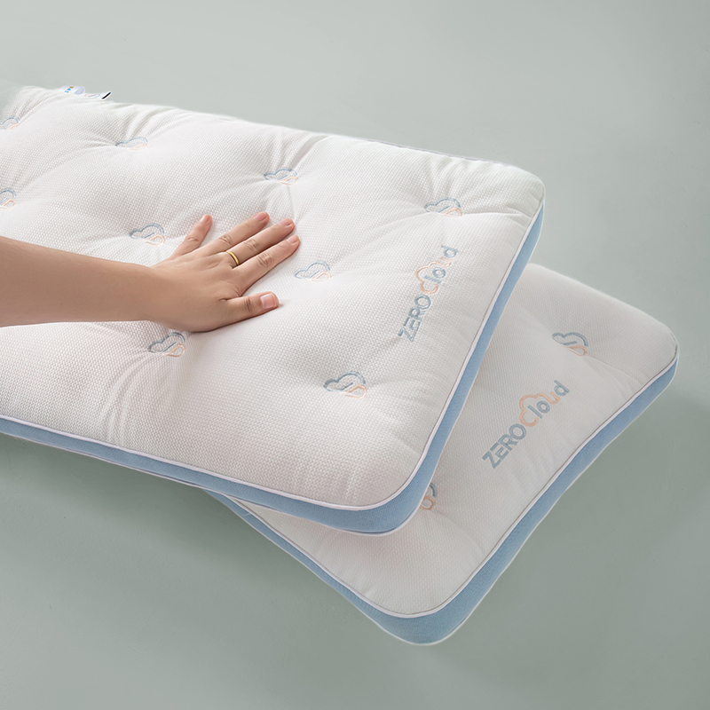 2024新款《向云端》护颈定位枕枕头枕芯 48*74cm/对 纯净白  中枕