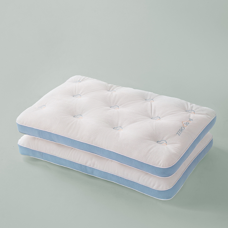 2024新款《向云端》护颈定位枕枕头枕芯 48*74cm/对 纯净白  高枕