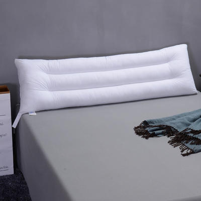 全棉水洗羽丝绒枕头水洗棉双人枕芯情侣枕 1.2米