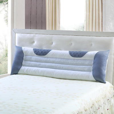 双人枕芯情侣枕头I1.2米1.5米1.8米单边灰网磁疗枕 双人枕1.2米长