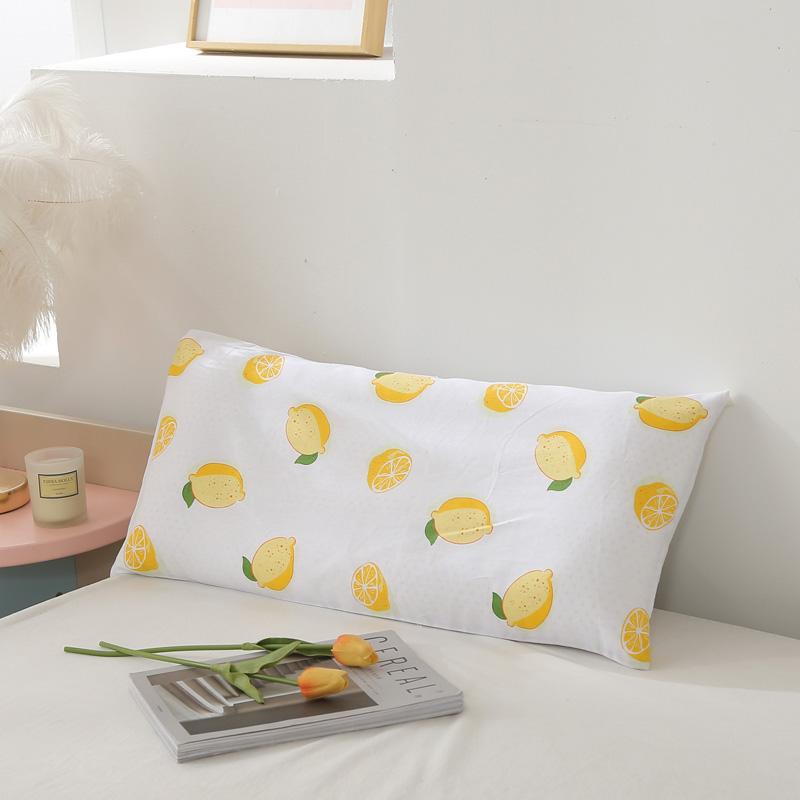 2021新款加长儿童决明子枕头枕芯32*68cm/只 一颗柠檬35*70cm（配套加长枕套）