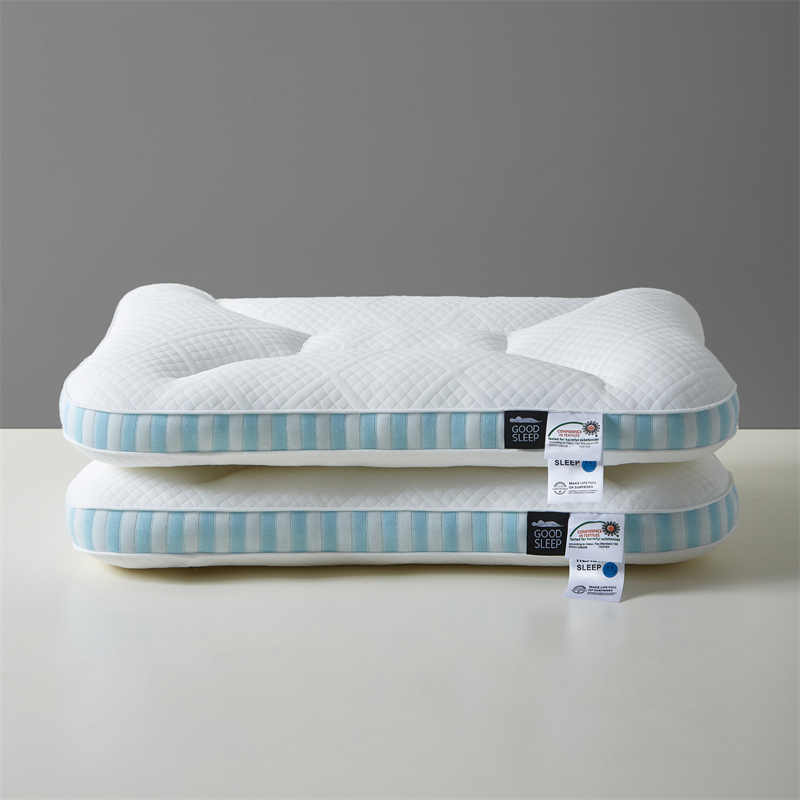 2024新款spa深睡记忆枕枕头枕芯 42x68cm一只 时尚蓝 高枕
