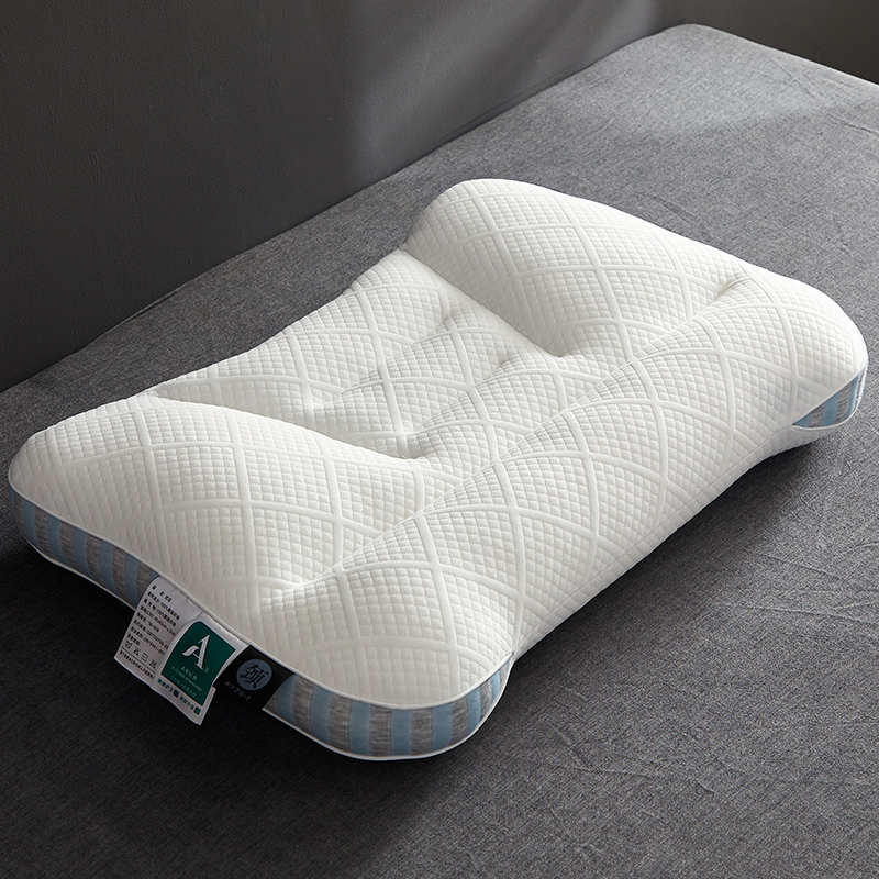 2024新款spa深睡记忆枕枕头枕芯 42x68cm一对 三代spa-护颈蓝低枕