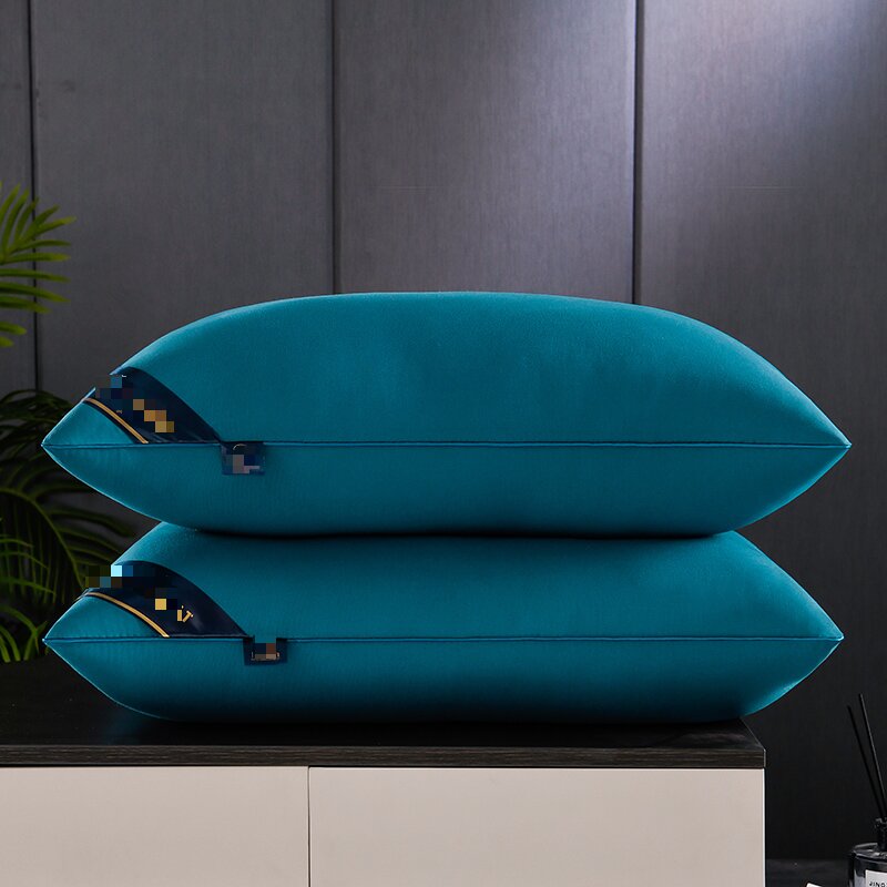 2023新款希尔顿单边枕头枕芯 48*74cm/只低枕希尔顿单边蓝色