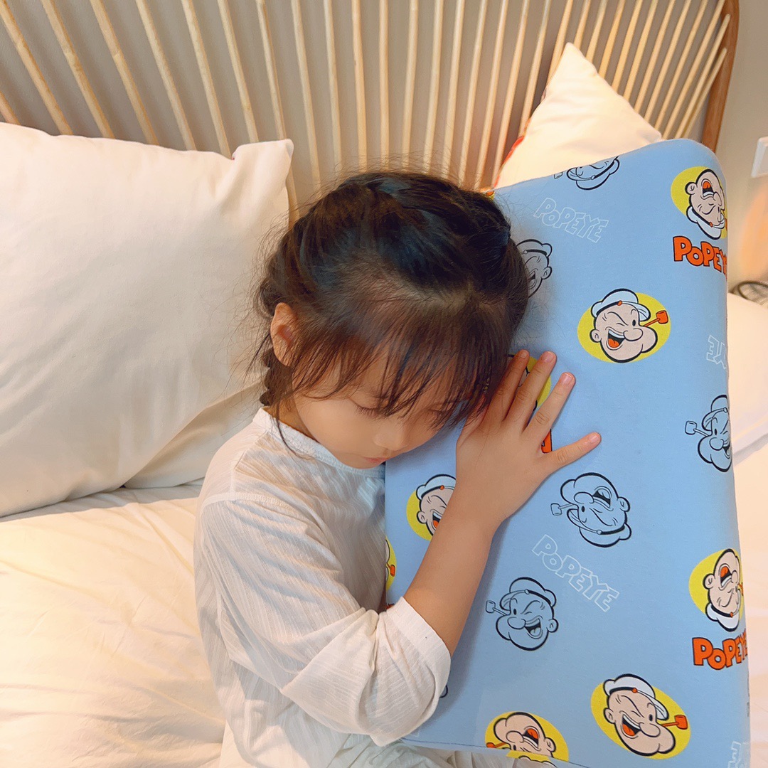 2023新款儿童乳胶枕枕头枕芯 27x44cm/只大力蓝