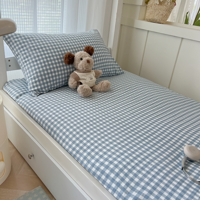 2025新款水洗棉床垫套全包拉链款保护罩学生宿舍防尘床笠90x200cm四季通用 致青春