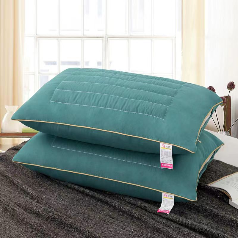 2023新款性价比高款荞麦两用慢回弹枕芯枕头 48*74cm/只 绿色荞麦两用枕