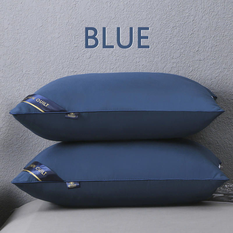 2023新款枕芯酒店枕头低中高枕厂家直销送货上门来样定制 蓝色低枕（600g）