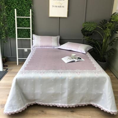 安睡宝  900D可机洗提花床单款床席实拍图 250*250cm 绚丽罗曼-紫色