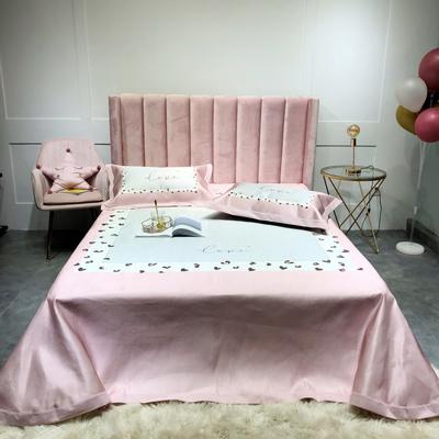2019新款床单款凉席 250*250 维纳-粉色
