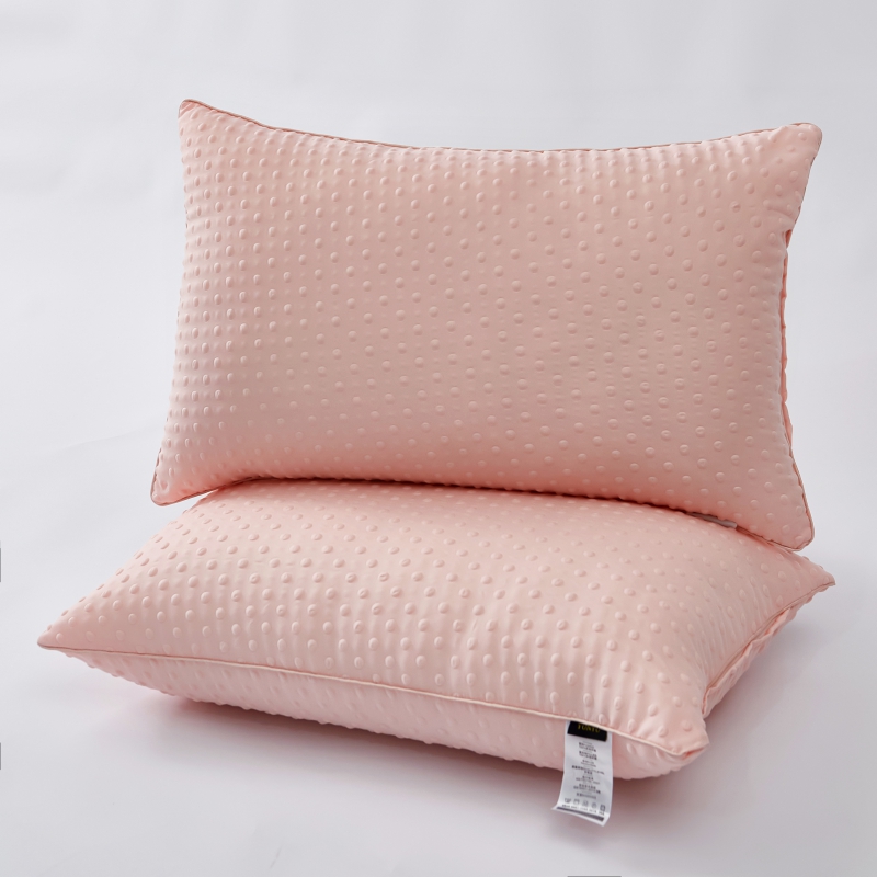 2024新款豆豆按摩枕 枕头枕芯 48*74cm/只 粉色