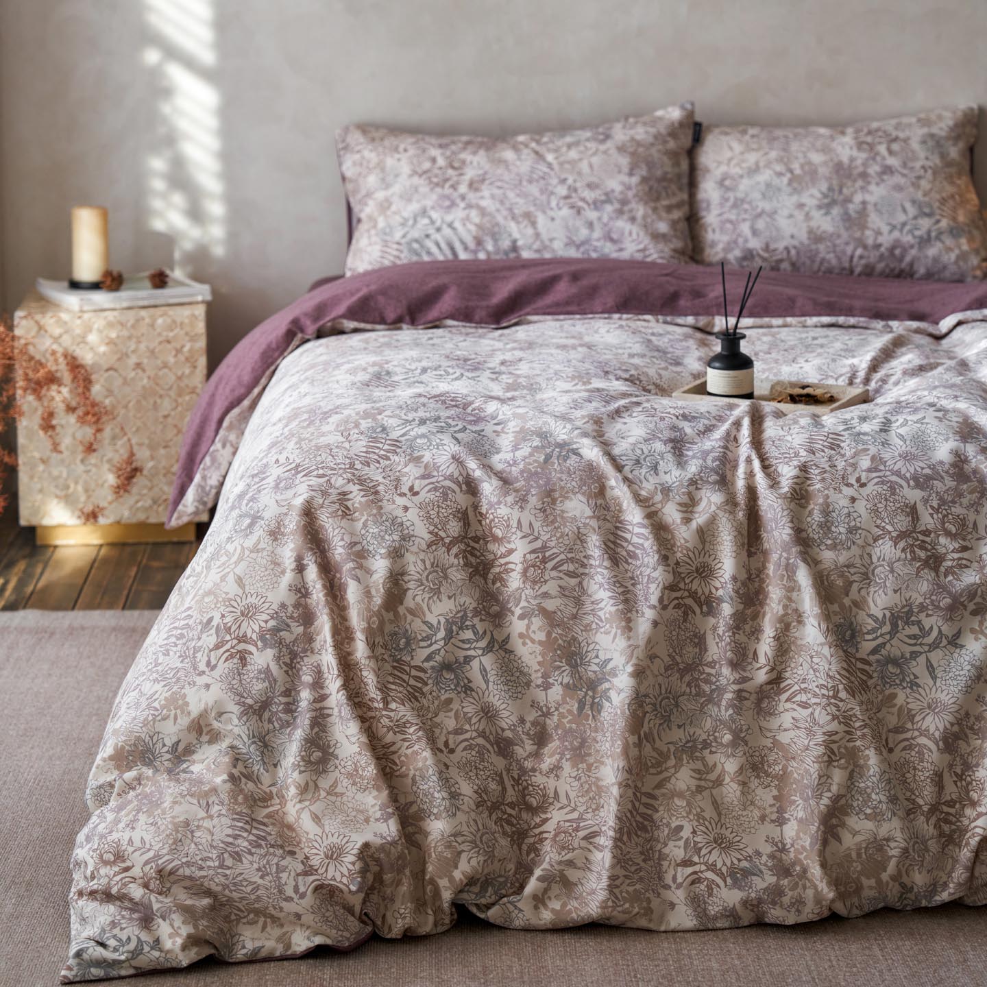 2025新款全棉磨毛印花四件套-御岚 栖岚