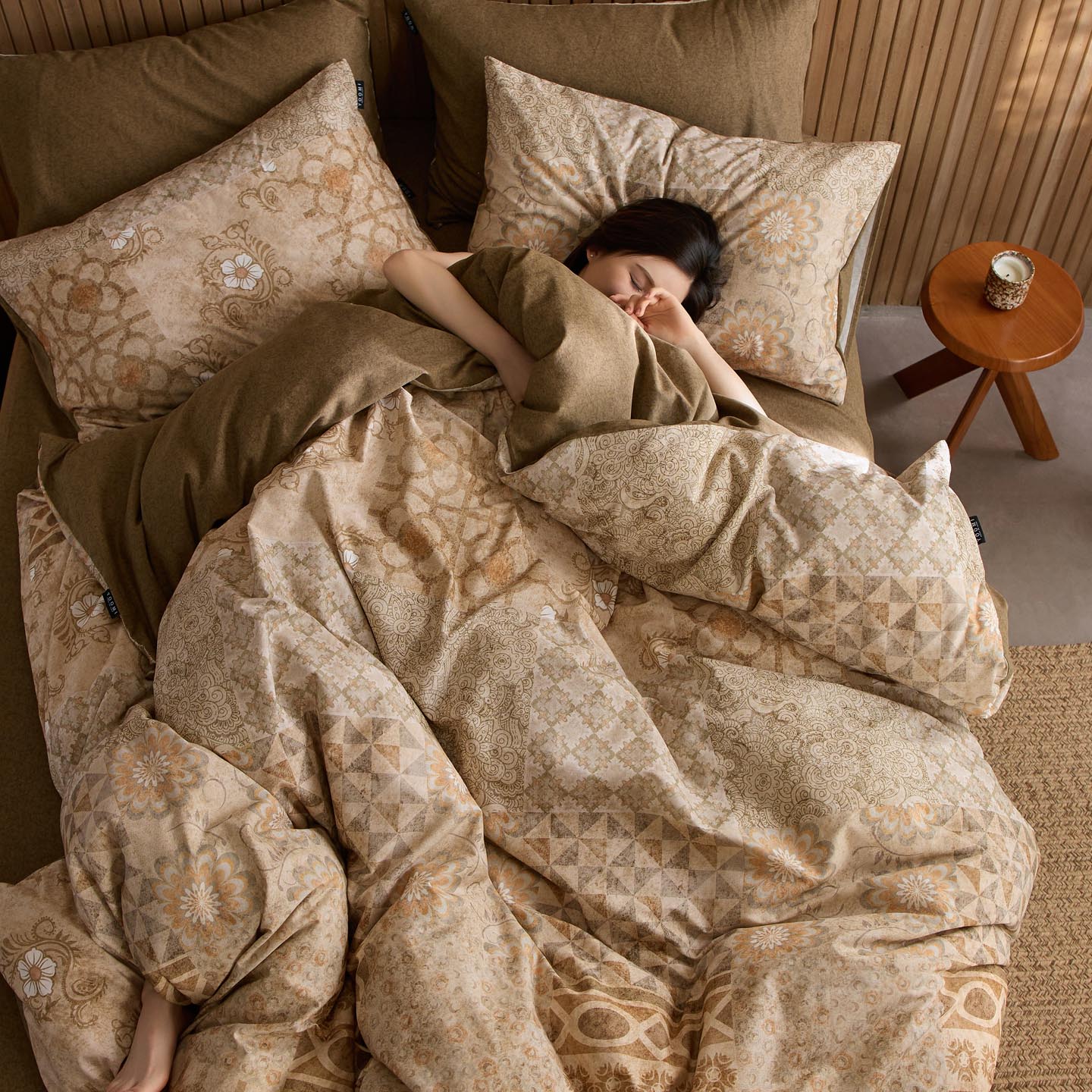 2025新款全棉磨毛印花四件套-御岚 云瑶