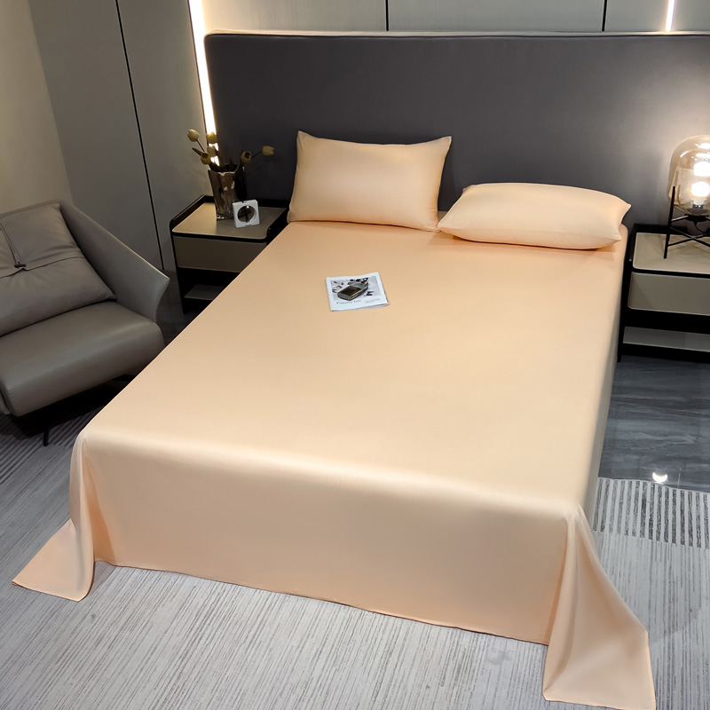 2024新款A类全棉AB版13374纯色单品系列-床单，枕套 1.2*2.3米单床单 床单-浅玉