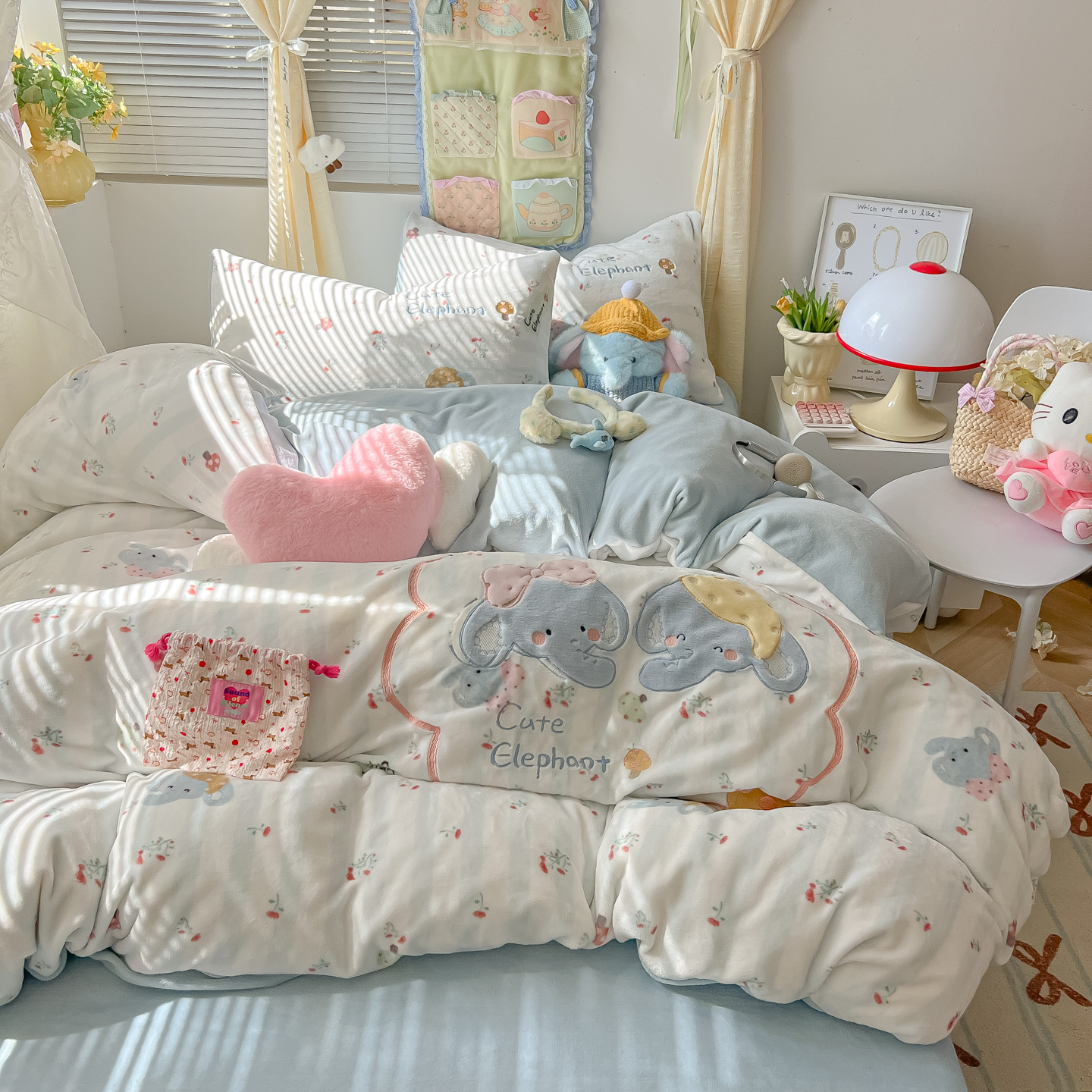 2025新款印花牛奶绒贴布绣四件套