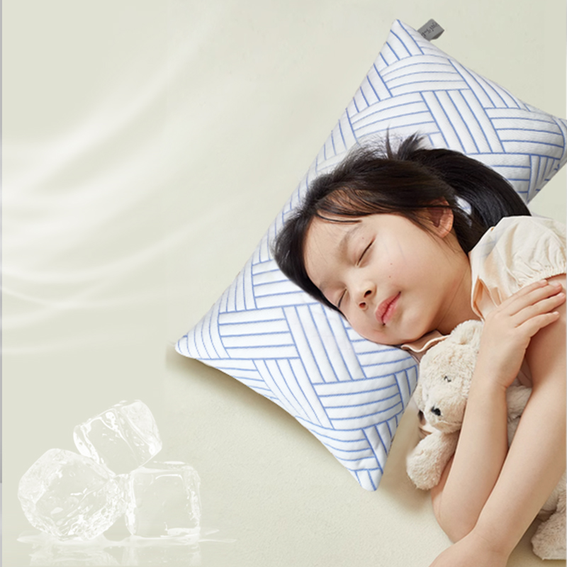 2024新款儿童小冰块清凉枕头枕芯 30*50cm/只 小冰块清凉枕