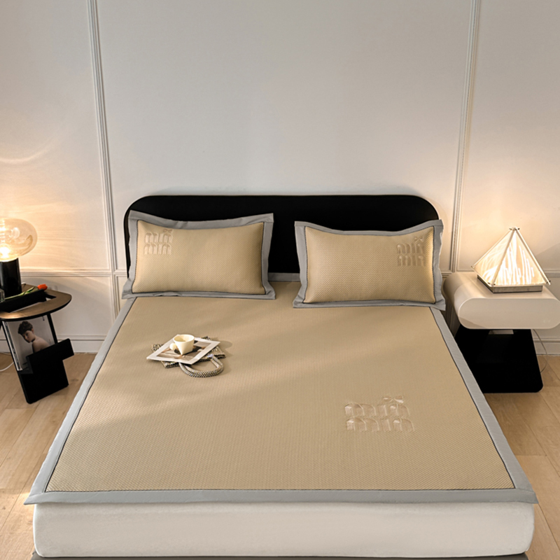 2025新款PE刺绣款minmin&ysl凉感席三件套