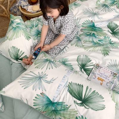 2019新款-全棉小可爱系列四件套（童模图） 床单款四件套1.5m（5英尺）床 绿荫