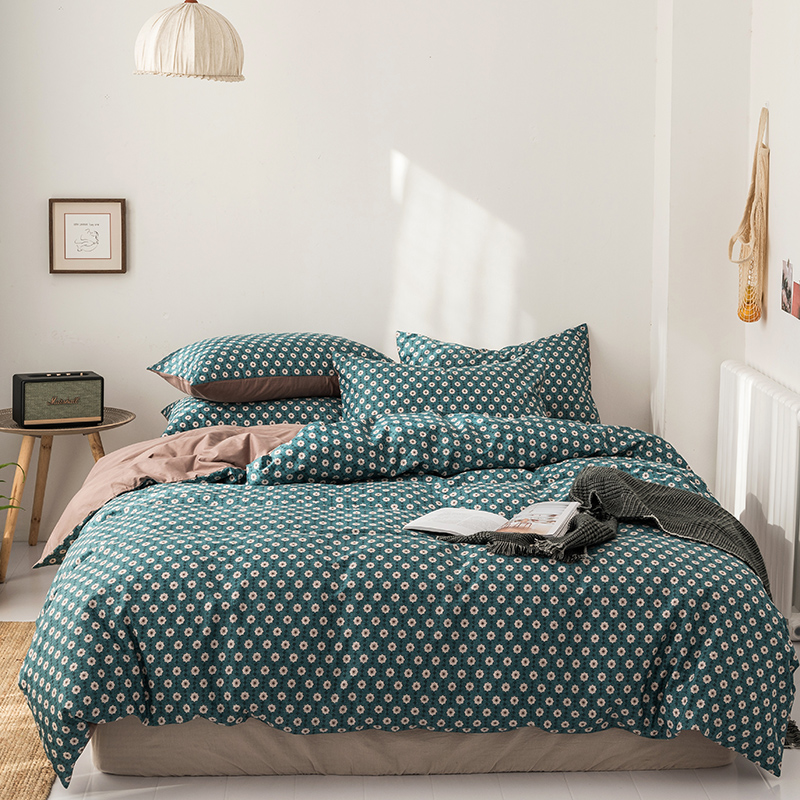 2019新款-轻奢系列全棉四件套 床单款四件套1.8m（6英尺）床 芒种