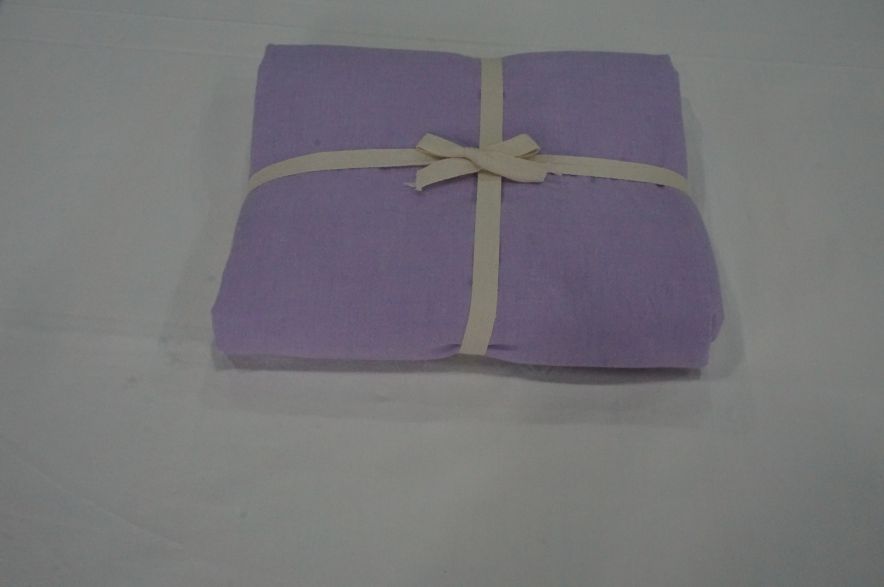 水洗棉单品床笠 90*200 浅紫