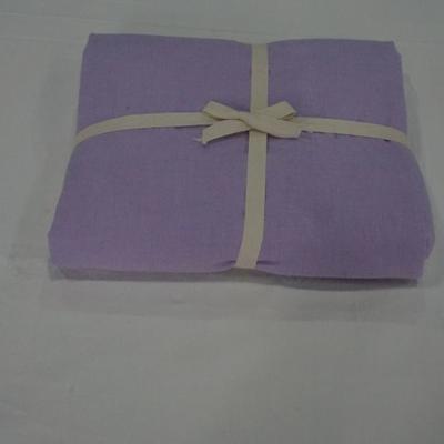 水洗棉单品床笠 90*200 浅紫