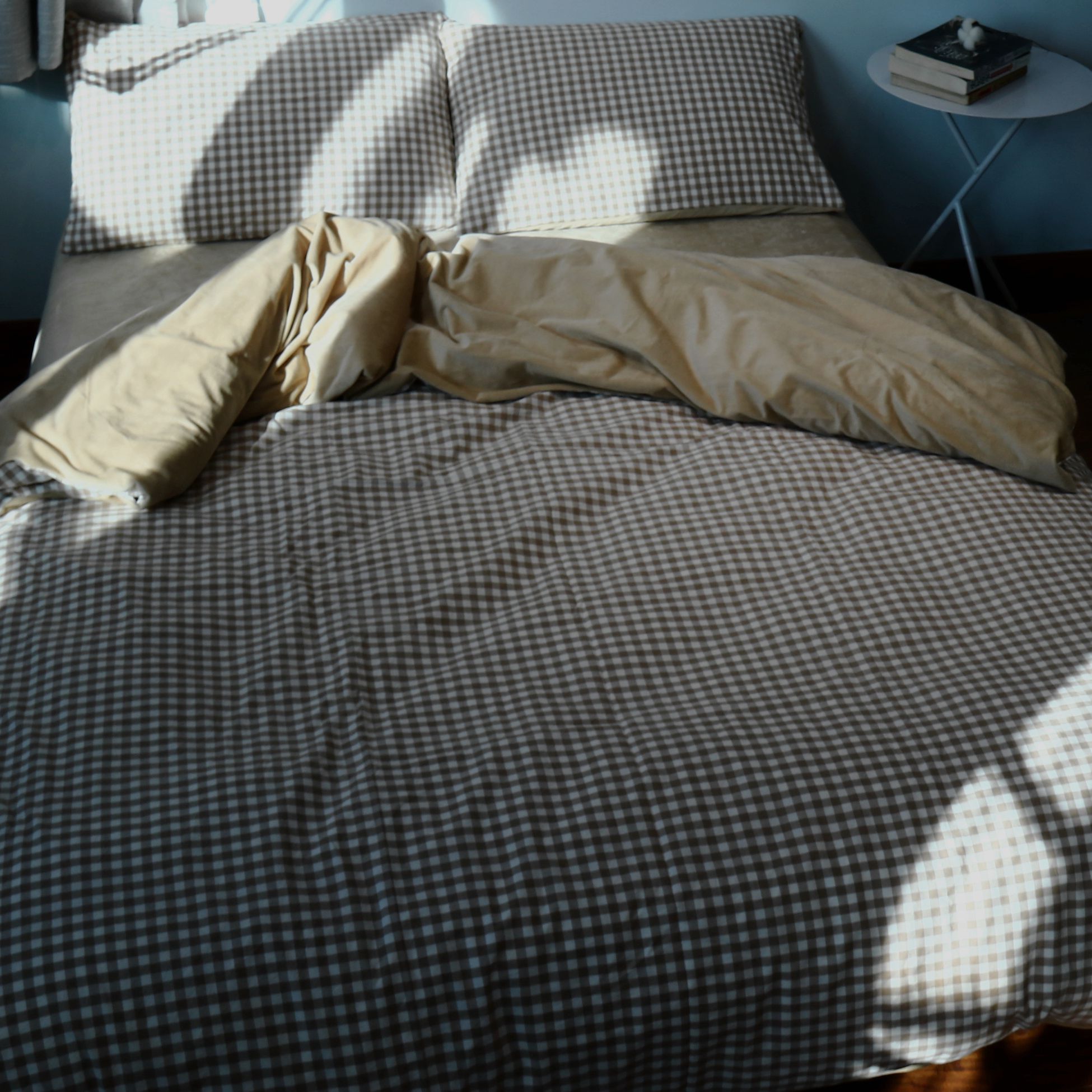 2020新款-全棉水洗棉拼绒保暖四件套 床单款三件套1.2m（4英尺）床 唯美米驼